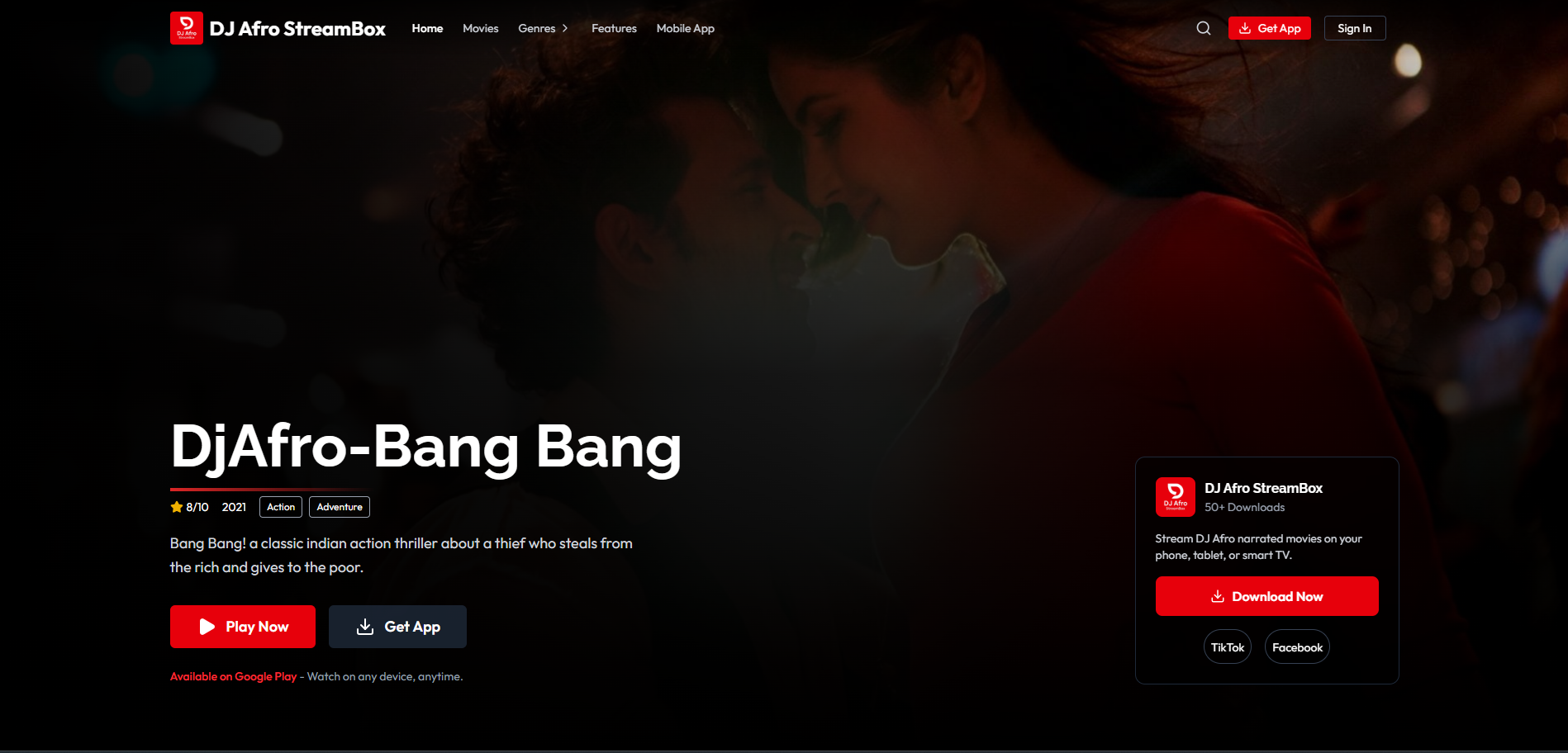 Djafro StreamBox — 1,000+ Downloads on Google Play