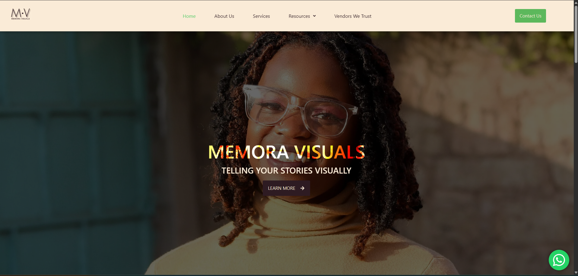 Memora Visuals — Digital Presence for a Creative Studio